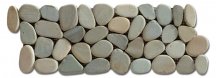 Diffusion Galets De Bali Frise Sciee Mat Vert Jade 10x30