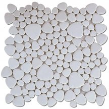 Diffusion Galets Japonais Blanc Mat 100 26x26