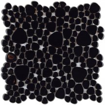 Diffusion Galets Japonais Noir Panthere 121 26x26
