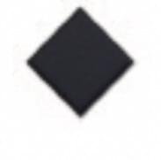 Diffusion Glazed Porcelain Octagon Piese De Finition Blanc Et Noir Cabochon 3.5x3.5