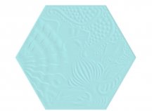 Diffusion Hexagon Gaudi Aqua 22x25