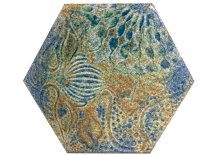Diffusion Hexagon Gaudi Ocean 22x25