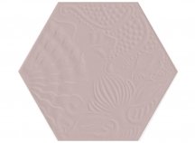 Diffusion Hexagon Gaudi Pink 22x25
