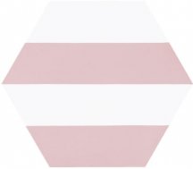 Diffusion Hexagon Orientation Capri Pink 22x25