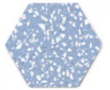 Diffusion Hexagon Venezia Mix Cielo 22x25
