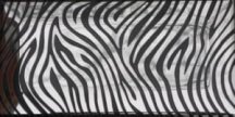 Diffusion Metro Decors Chrome Biseaute Metro Chrome Black Zebra 7.6x16