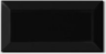 Diffusion Metro Paris Biseaute Noir Mat 132 7.5x15