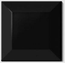 Diffusion Metro Paris Biseaute Noir Mat 132 7.5x7.5