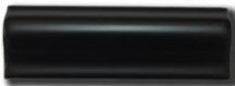 Diffusion Metro Paris Special Cimaise Mouluree Noir Mat 132 5x15