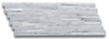 Diffusion Peter And Stone Mosaique Marbre Barrettes Blanches 15x40