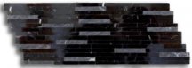 Diffusion Peter And Stone Mosaique Marbre- Barrettes Noires 15x40
