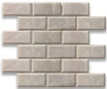Diffusion Peter And Stone Mosaique Metro Marbre Botticino 5x10 30x30