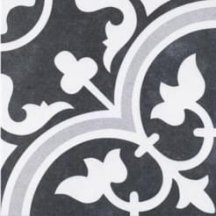 Diffusion Porcelain Decors Arte Due Black 25x25