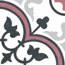 Diffusion Porcelain Decors Arte Due Red 25x25