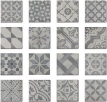 Diffusion Porcelain Decors Patchwork 1920 25x25