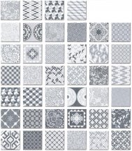Diffusion Porcelain Decors Patchwork Atenas 25x25