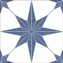 Diffusion Porcelain Decors Stella Blue 25x25
