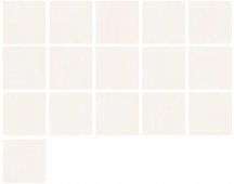 Diffusion Tahiti White Set 23 Pcs 25x25