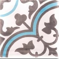 Diffusion Terracim Acanthe Bleu 15x15