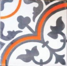 Diffusion Terracim Acanthe Orange 15x15