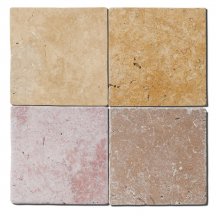 Diffusion Travertin Carreaux Arlequin Mix 10x10