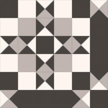 Dual Gres NiceKer Victorian Dreams Windsor Black 45.2x45.2