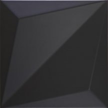 Dune Shapes 1 Origami Black 25x25