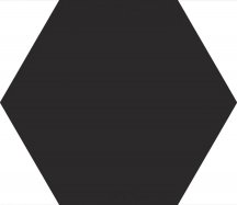 Emil Ceramica Sixty Esagona Nero Assoluto Silktech 21x18.2