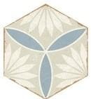 Ennface Pattern Kaleidoscope Blue 22x25