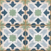 Ennface Pattern Morocco Cobalt 20x20