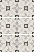 Equipe Art Nouveau Karlsplatz Grey 20x20