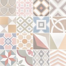 Equipe Caprice Deco Patchwork Pastel 20x20