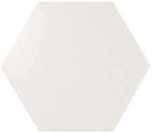 Equipe Scale Hexagon White Matt 10.7x12.4