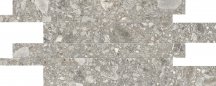 Ergon Lombarda Listelli Sfalsati Grigio Lappato 30x60