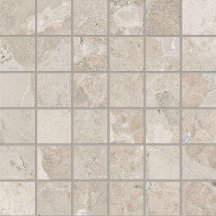 Ergon Matera Stone Mosaico 50x50 Greige Silktech 30x30