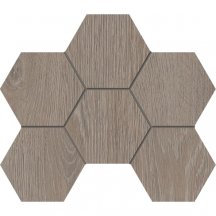 Estima Kraft Wood Мозаика KW02 Hexagon 25x28.5