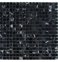 FK Marble Classic Mosaic M081-15-8P Nero Marquina 30.5x30.5