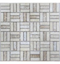 FK Marble Classic Mosaic Travertine 48-15-7M 30x30