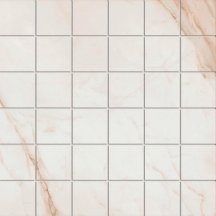 Flaviker Supreme Golden Calacatta Mosaico Rett Anticato 30x30