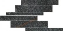 Floor Gres Walks 1.0 Black Modulo Listello Sfalstato 21x40