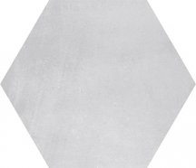 Geotiles Starkhex Argent 25.8x29