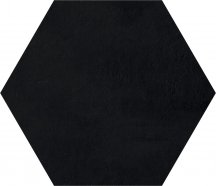 Gigacer Concrete Black Large Hexagon 6 mm 36x31