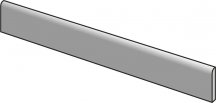 Gigacer Molitor Gris 31 Plinthes 7.5x60