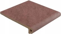 Gres De Aragon Capri Peldano Redondo Rojo 32.5x33