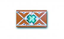 Gres De Aragon Decorado Tabica Catedral Verde 12x32.5
