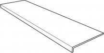 Gres De Aragon Petra Ступень фронтальная Ocre Recto Anti-Slip 30x150