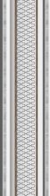 Heralgi Garden Cenefa Classic Blanco 8x30