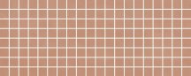 Керама Марацци Каннареджо Декор Мозаичный Оранжевый Матовый 20x50