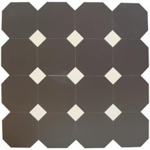 Keramark Базовая Плитка Октагон Черный 13 60x60