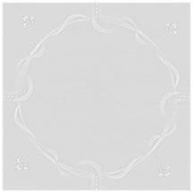 La Diva Margherita Quadrato Margherita 02 Panna L 40x40
